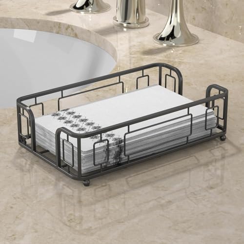 Guest Towel Holder Tray for Bathroom Countertop - Image 2