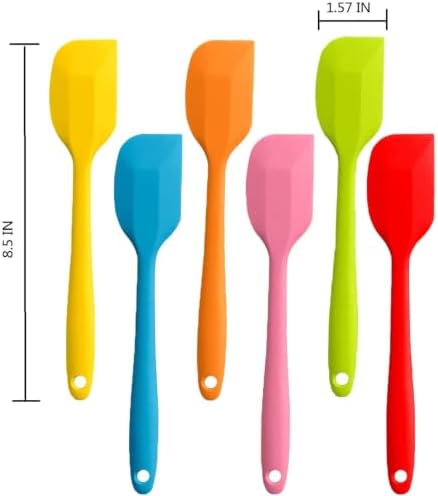 8 Pieces Silicone Spatulas, 8.5 inch Non-stick - Image 2