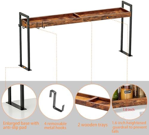 Spice Rack Shelf for 30-inch Kitchen Stove, Over the Stove Shelf - Image 6