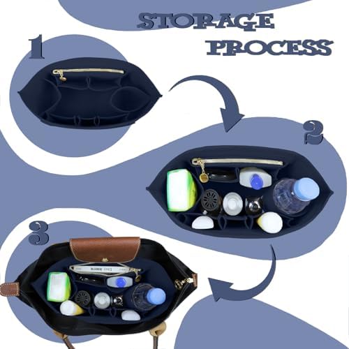 Lckaey Purse Organizer For Longchamp Large Purse For Long Champ Le Pliage - Image 5