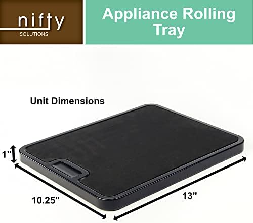 Nifty Solutions Small Appliance Rolling Tray - Image 3