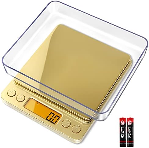 Fuzion Small Gram Scale 3000g, Digital Kitchen Food Scale, Gram and Ounce by Fuzion%C2%AE
