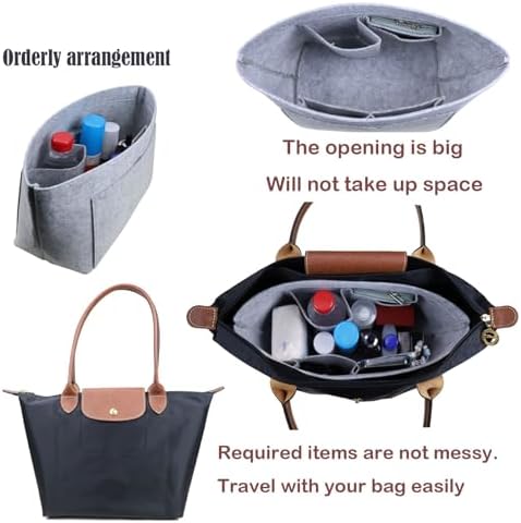 Lckaey Purse Organizer Insert for longchamp Le Pliage Neo Handbags Insert - Image 3