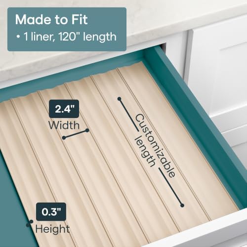 YouCopia SpiceLiner Adjustable Spice Drawer Liner, 10ft Roll, Seasoning and - Image 3