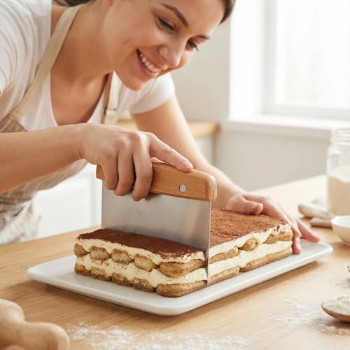 Dough Cutter, Kitchen Scraper, Food Scrapers, Bench Scraper Kitchen Tool - Image 7