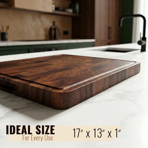 Walnut Wood Cutting Board for Kitchen, End Grain Chopping Boards - Image 5