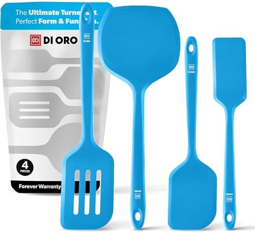 DI ORO Silicone Turner Spatula Set by DIORO