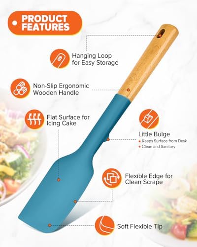 Badiano Silicone Spatula Spoon Set - Image 3