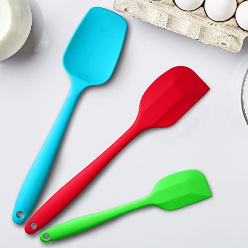 3-Piece Silicone Spatula Set, 600°F Heat Resistant - Image 4