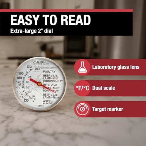 CDN Ovenproof Meat Thermometer NSF Certified Pro Accurate, Temperature Guide on - Image 5