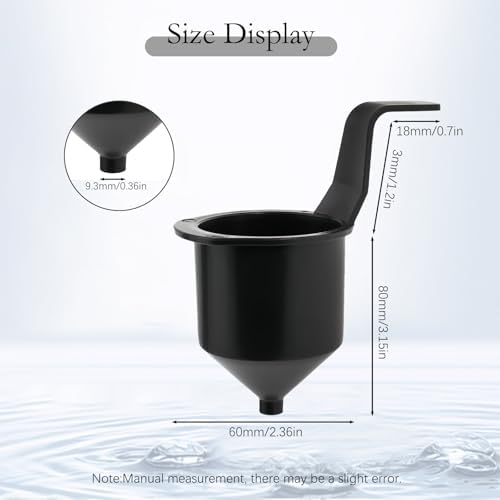 2-Pack Paint Viscosity Cup for Paint Sprayer, Plastic Flow Viscosity Cup Set - Image 2