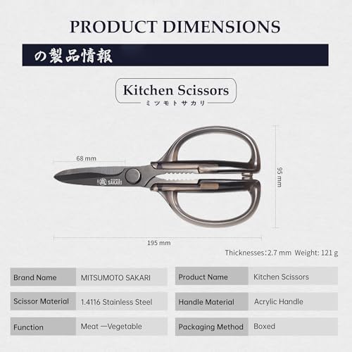 MITSUMOTO SAKARI Detachable Poultry Shears - Image 4