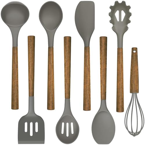 Umite Chef Silicone Cooking Utensil Set, 8-Piece Kitchen Utensils Set by UmiteChef