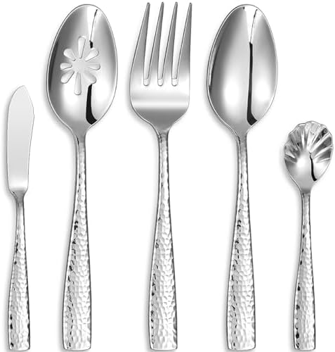 KEAWELL Premium Louis Hammered Utensil Set by KEAWELL