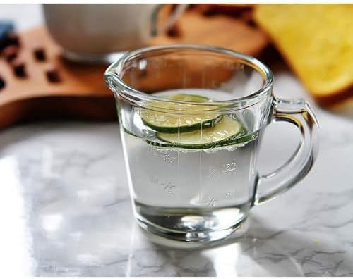 NOLLY Glass Measuring Jugs | Kitchen Baking Cups | 2.4L Measuring Cup | - Image 5
