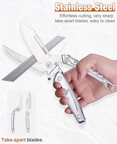 Naitesen 2PCS Brisket Carving Knife and All Purpose Kitchen Shears Set - Image 4