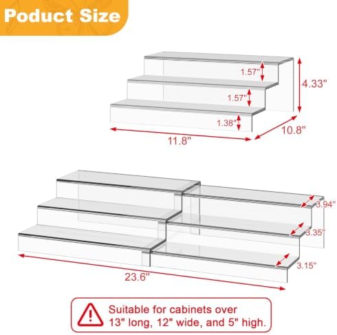 Expandable Clear Acrylic Can Organizer - Image 6