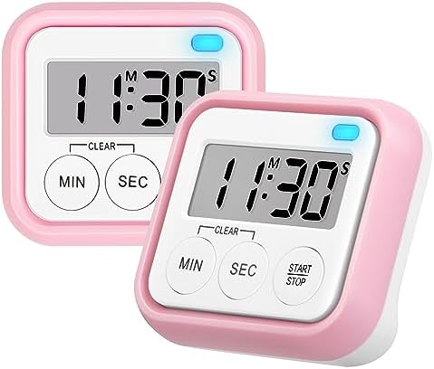 Timer, Kitchen Timers for Cooking Classroom Timer for Kids Teachers Magnetic by AOUVES