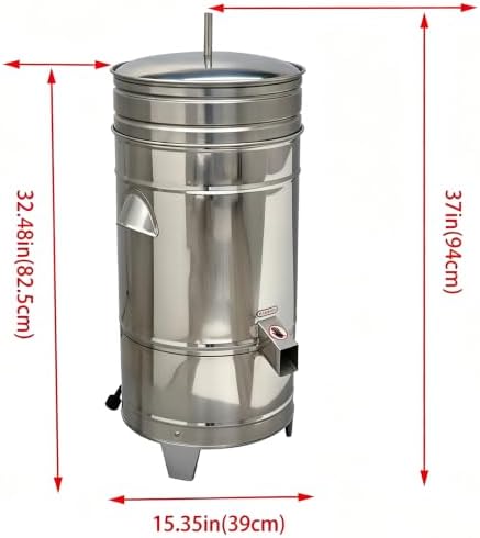 5KG Commercial Salad Spinner Adjustable Speed Stainless Steel Salad Dryer - Image 2