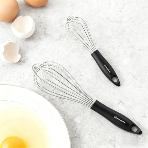NileHome Whisk Set 8" 10" Kitchen Whisk - Image 6