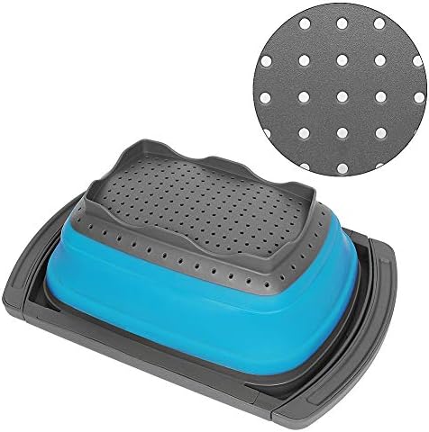 Qimh Colander Collapsible, Colander Strainer Over the Sink Food Colanders - Image 3