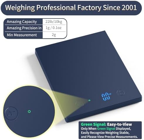 Homebuds 22lb/10kg Food Scale, Precision 0.1oz/1g by Our Professional Scale - Image 2