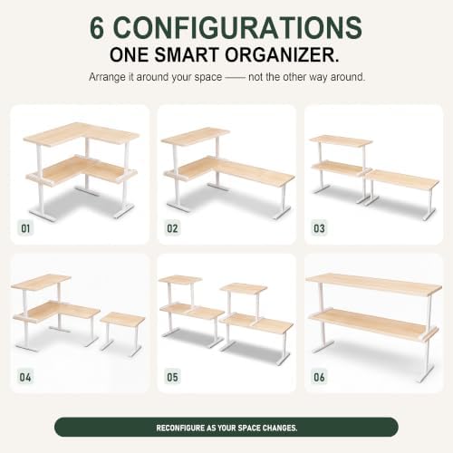 Golener Countertop Shelf, Kitchen Counter Organizer, Adjustable - Image 3