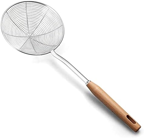 IQCWOOD 6.3" Stainless Steel Spider Strainer by IQCWOOD