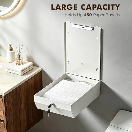 Gorlary Commercial Paper Towel Dispenser Wall Mount - Image 3