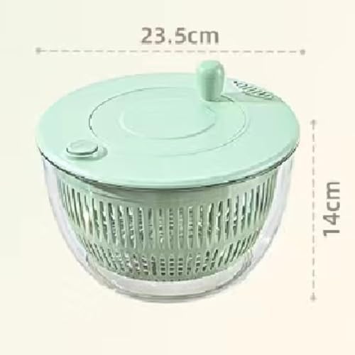 Salad Spinner for Washing & Drying Vegetables and Fruits, Lettuce Spinner - Image 3