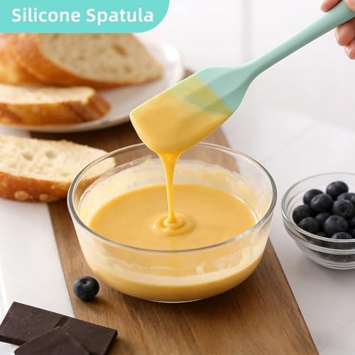 4 Pcs Silicone Spatula Set, Small Rubber Spatulas Silicone Heat Resistant - Image 3