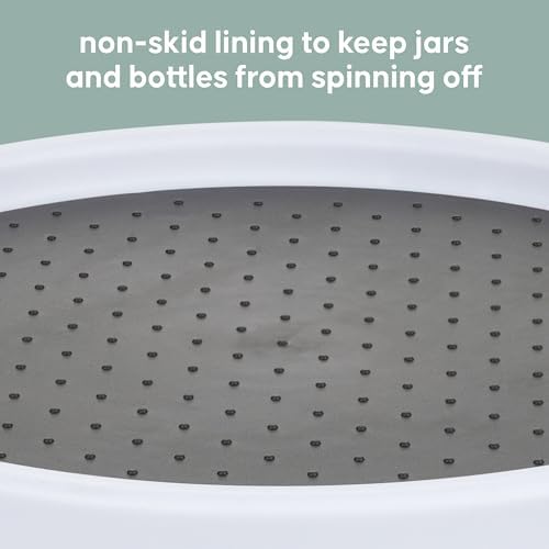 Kitchen Spaces Two-Tier Lazy Susan Organizer, Cabinet Turntable Shelf Storage - Image 4