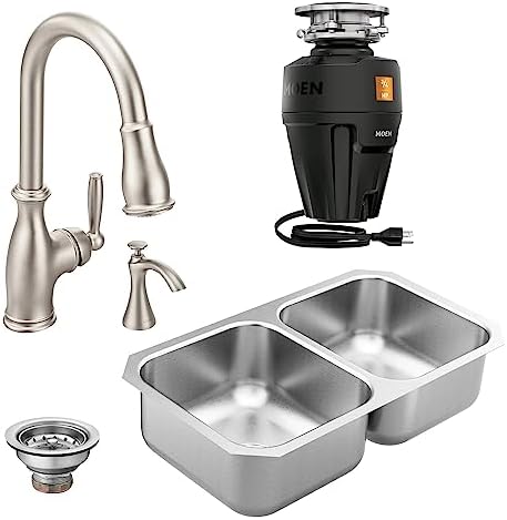 Moen Kitchen Sink Stainless Steel Basket Strainer - Image 2