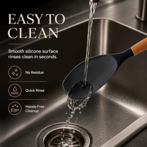 Silicone 10 Pcs Kitchen Cooking Utensils Set, Recycled Materials Certification - Image 5