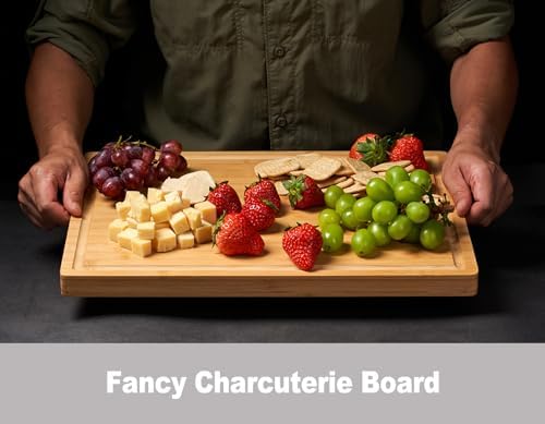 Allsum Bamboo Wood Cutting Boards - Image 4