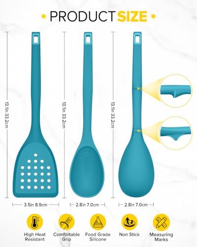 BUNDLEPRO Silicone Cooking Utensils Set - Image 3