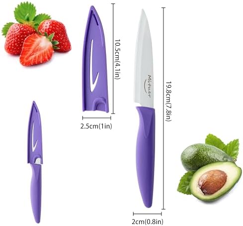 6PCS Paring Knives, Stainless Steel Paring Knife Set - Image 2