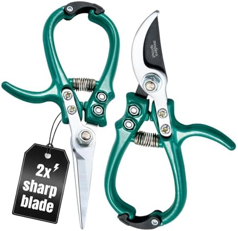 Modern Sprout Hand Pruners+Shears Set w/Blister -Gardening Tools by ModernSprout