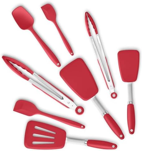 5-Piece Silicone Spatulas Set by ALLWIN-HOUSEWARE