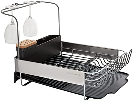 KitchenAid Full Size, Rust Resistant Expandable Dish Rack - Image 3
