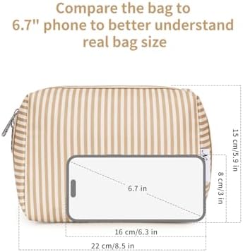 Narwey Makeup Bag Travel Toiletry Bag, Cosmetic Bag - Image 4