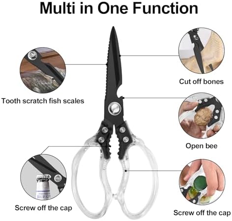 CGBE Kitchen Scissors, Heavy Duty Food Scissors - Image 2