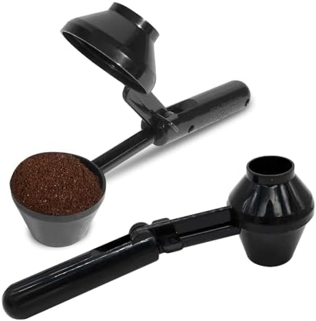 2PCS Coffee Measuring Scoop & Funnel, Refillable Ground Coffee Measuring Funnel by Unknown
