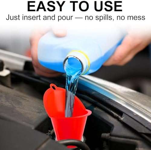3-Pack Long-Neck Oil Funnels, Gas & Transmission Fluid - Image 6