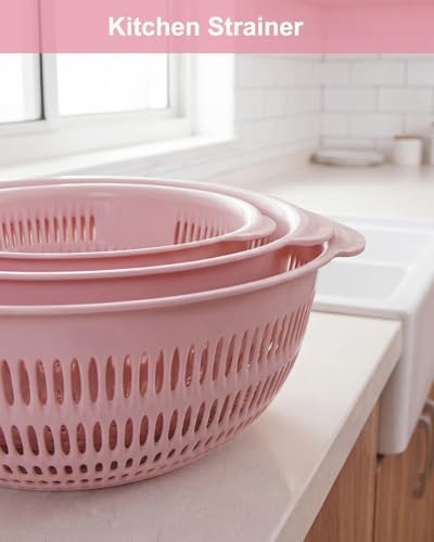 3-Piece Filter Pot Set, Food Grade Drainage Basket, Used - Image 4
