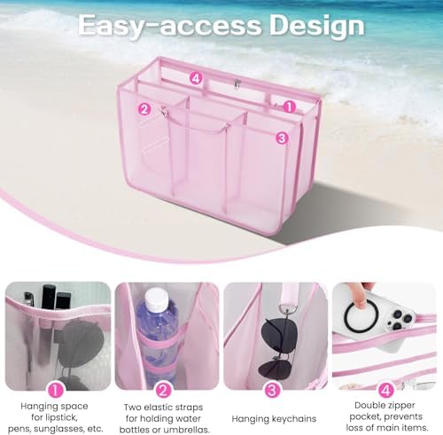 XYFuuee Beach Bag Organizer Insert Divider - Image 4