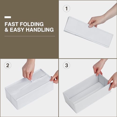Drawer Organizer Clothes, Nursery Dresser & Closet Storage, 12 Pack - Image 7