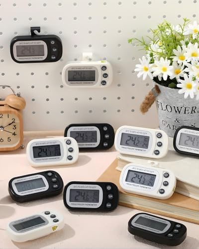 Frienda 12 Pcs Black and White Fridge Thermometer Refrigerator - Image 4