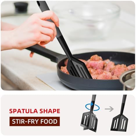 Potato Masher Meat Chopper Spatula 2-in-1, Ground Beef Chopper Tool - Image 2