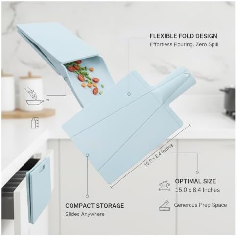 Foldable Cutting Board, PP Plastic Chopping Mat - Image 5